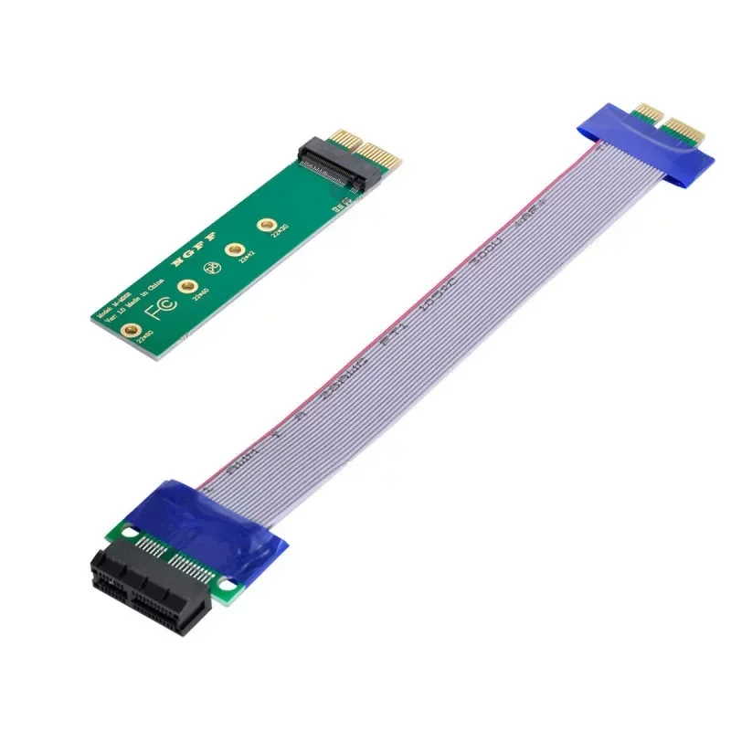 NVMe M.2 SSD to PCIe 3.0 x1 Extension Cable Adapter for M2 NVMe Solid State Drive PCI Express Riser Card Converter
