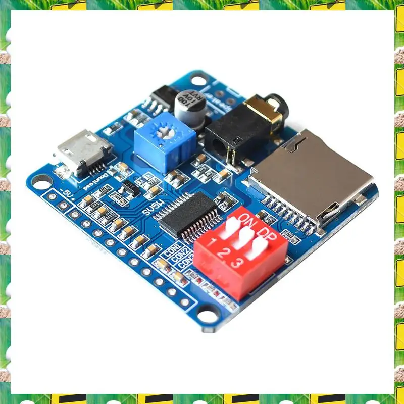 Voice Playback Module MP3 Player Module+256MB Memory Card Class D Amplifier Board 5W 1Set