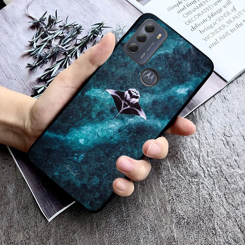 Manta Ray Phone Case ForMoto Edge 50 40 Pro Edge 40 30 Ultra Neo Fusion G Power G Stylus G Play E32 E20 E40