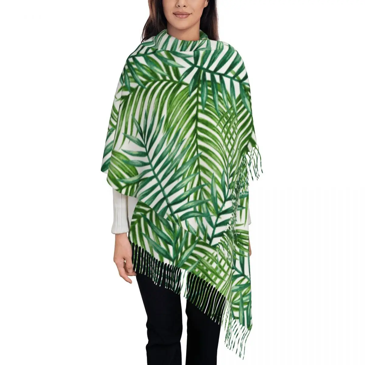 

Watercolor Tropical Palm Leaves Shawls and Wraps for Evening Dresses Womens Shawls Wraps Dressy Shawls Wraps for Evening Wear