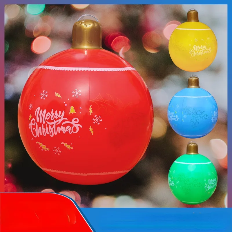 PVC aufblasbare Weihnachtskugel Gartendekoration Laterne Ball Weihnachtszubehör Spielzeug Atmosphäre Ball