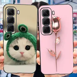 For Infinix Hot 50 4G Case X6882 Fashion Painted Back Cover Soft Silicone Phone Case For Infinix Hot 50  Hot50 4G Coque Capa