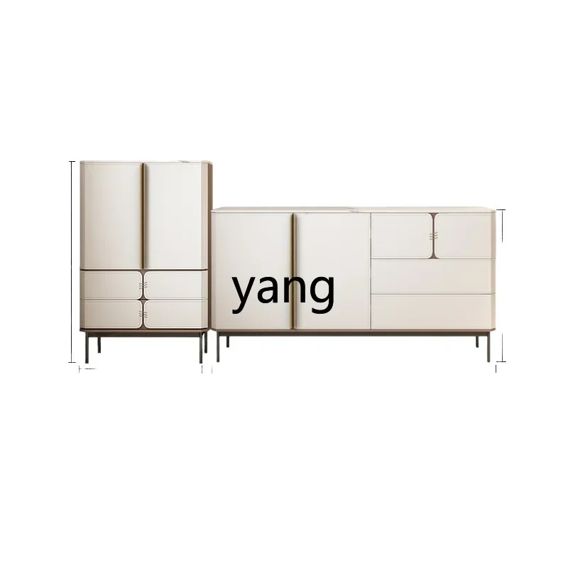 L'm modern simple small apartment side cabinet double door chest cabinet living room locker