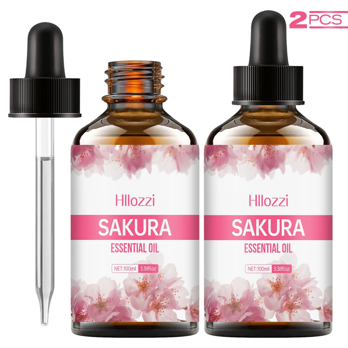 

Sakura essential oil has a fresh and elegant floral scent with a long-lasting fragrance and is suitable for use in a diffuser.
