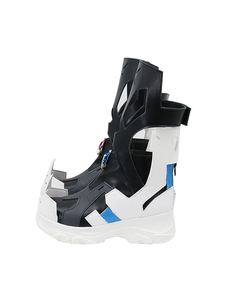 

Honkai Impact 3 Rozaliya Olenyeva Cosplay Shoes Game Cosplay Props Halloween Boots Custom Made Big Size PU Leather Shoes