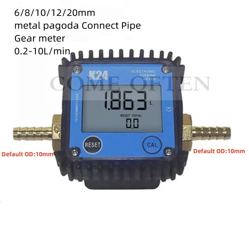 

G1" G1/2" Micro Flow Digital Display Meter Gear Flow Meter Diesel Oil Gasoline Oil Hydraulic Oil Soy Oil Water 0.2-10L/min100LPM