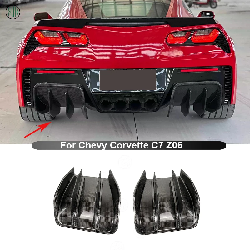 

Для Chevy Corvette C7 Z06 2014-2019 из углеродного волокна автомобильные детали спойлера KT Style Body kit