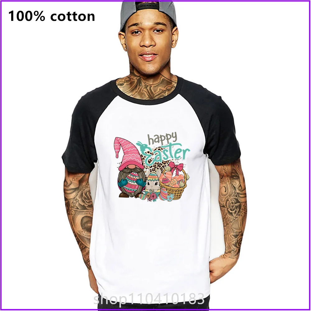 T-shirt unisexe Happy Easter Gnomies, Jolis t-shirts pour hommes, T-shirt pour femmes, Boxy Running, Imprimé Dstressinitié, Haute qualité, Travail C, Sjb36