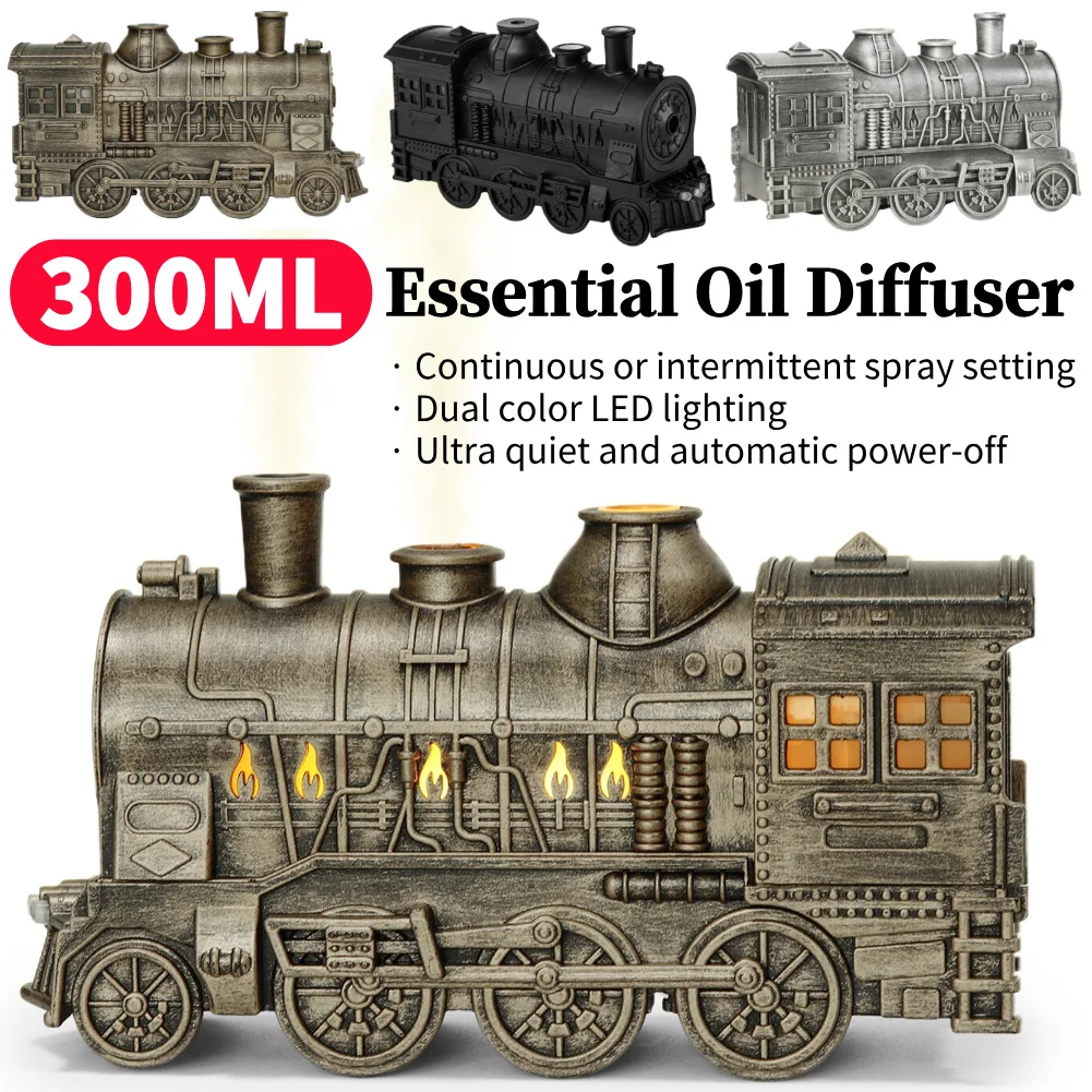 

Увлажнитель воздуха, креативный винтажный ароматический диффузор в форме поезда, спрей в виде медузы с дистанционным управлением для эфирного масла, ароматерапии