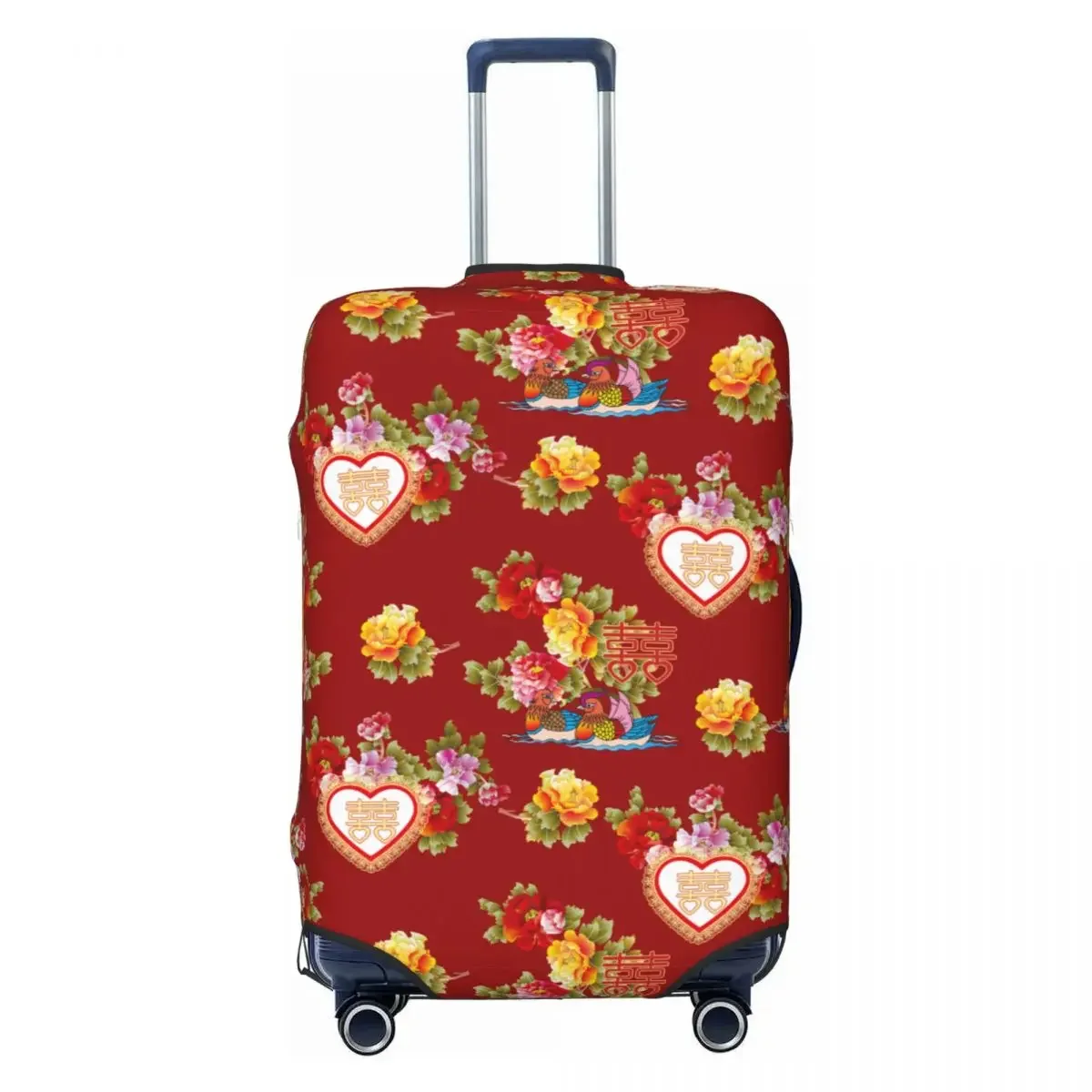 Style Suitcase Cover New Northeast Big Flower Design Travel Flight Useful Luggage Supplies Protection