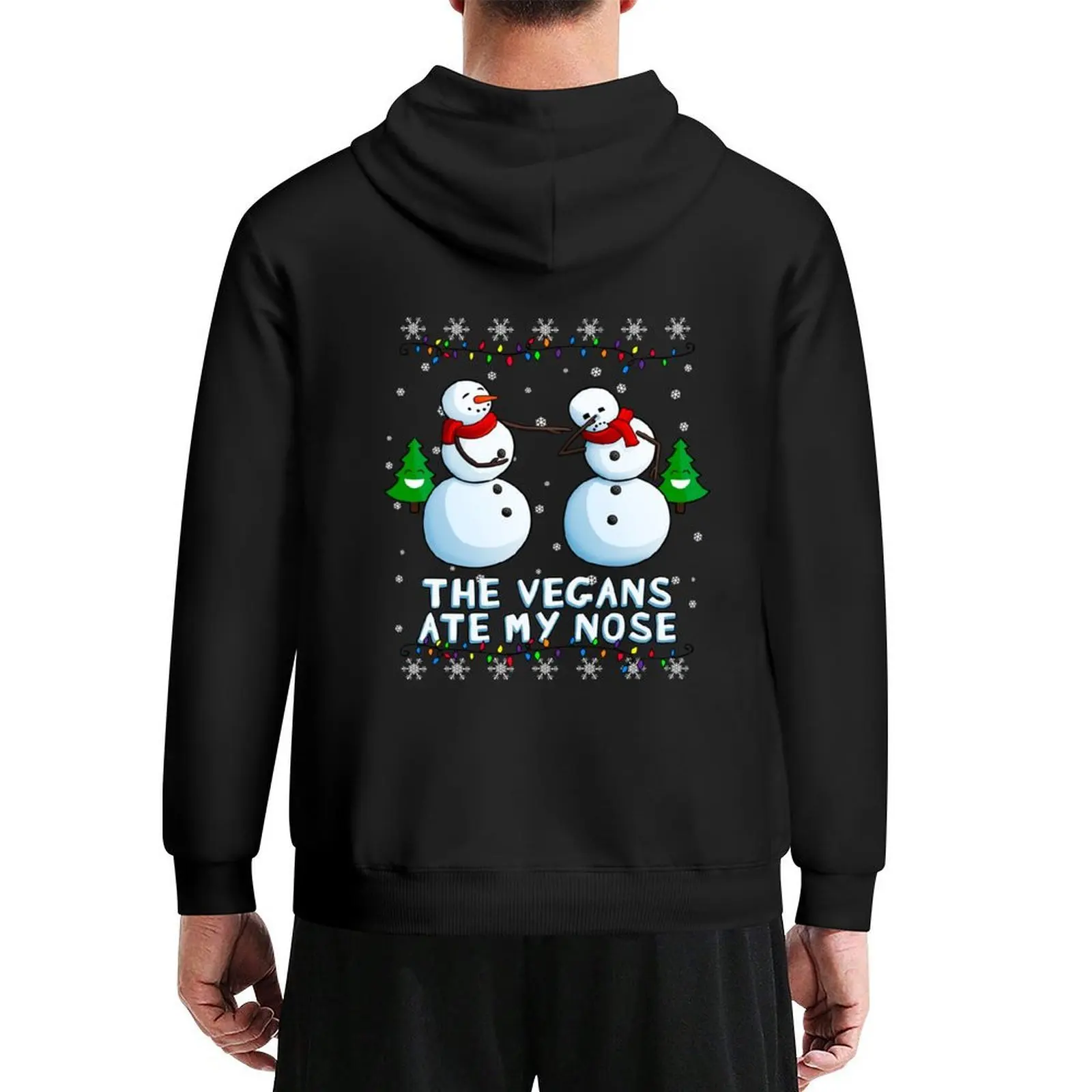 

Vegans Ate my Nose Snowmen Hoodie blouse male clothes anime clothes japanese style new in hoodies and blouses