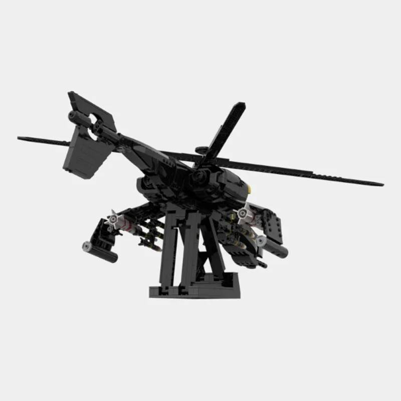 sci-fi military attack gunship helicopter bricks military blocks attack gunship moc kid gift helicopter bricks blocks moc gift