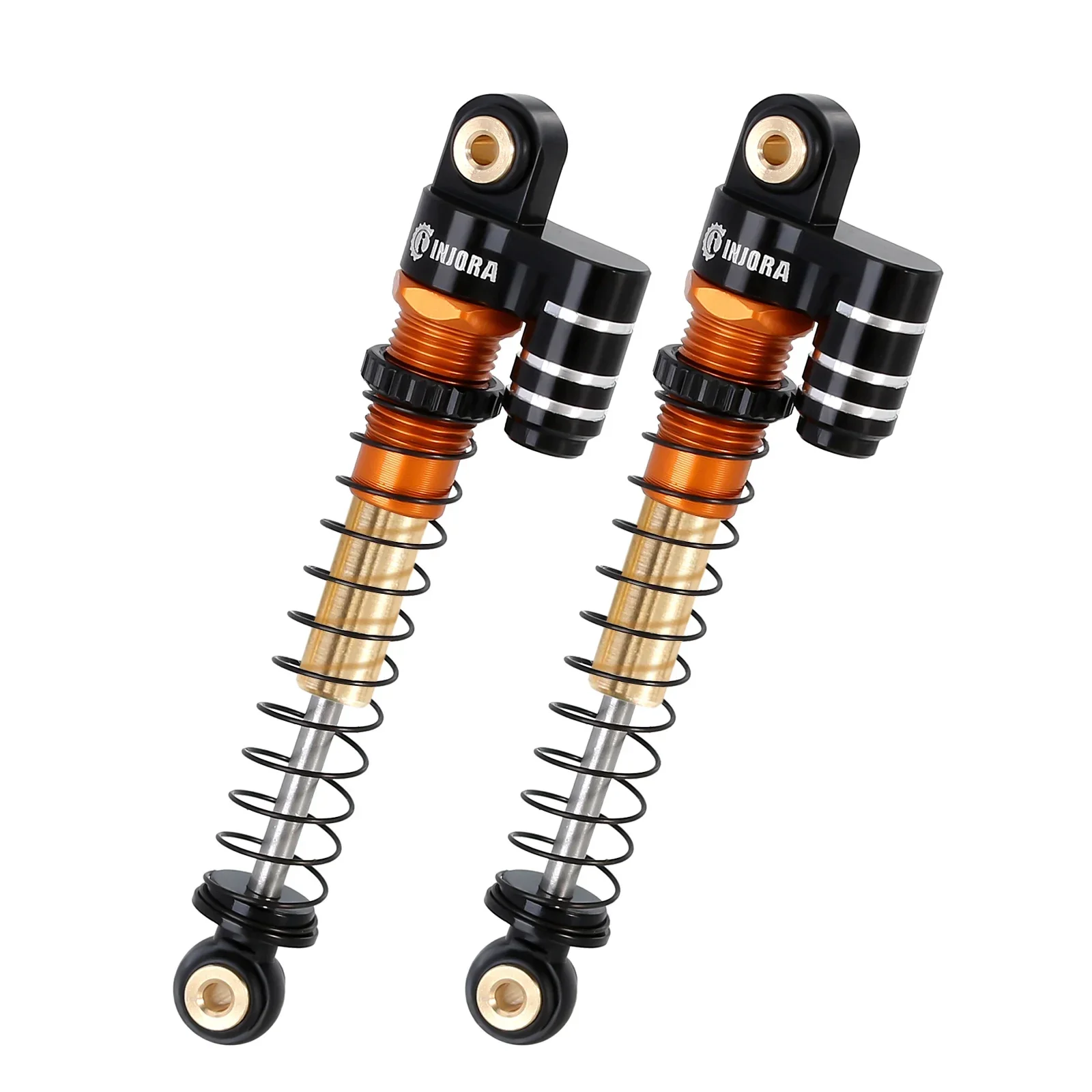 CNC Anodized Double Barrel Shock Absorber Threaded 43MM for 1/24 RC Crawler Car Axial SCX24 AXI90081 Deadbolt Jeep Gladiator