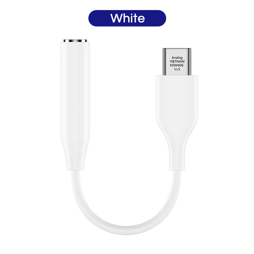 For Samsung Audio Cable USB Type C to 3.5MM AUX Headset Jack Adapter For Galaxy S24 s23 S21 S22 Ultra S20 Plus NOTE10 a14 A54