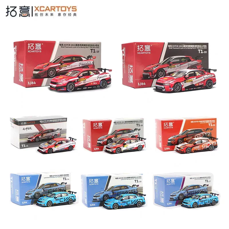 

Xcartoys 1:64 LYNK CO 03 TCR 2022 Ma Qinghua 2024 JK Racing Team Alloy Car Model Car collection ornaments, boys' gifts