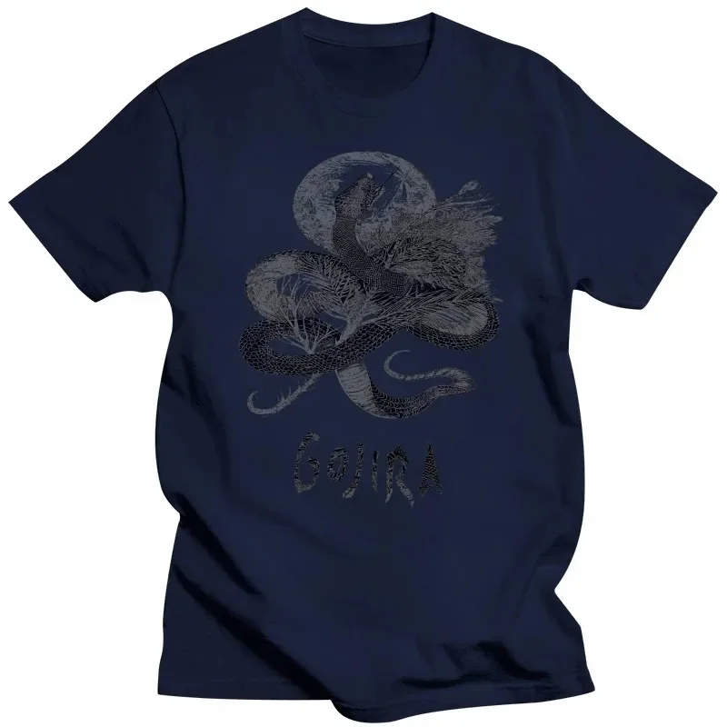 Band GOJIRA SERPENT MOON T Shirt Print Short Sleeve Fashion Casual Streetwear Men T Shirt Band GOJIRA SERPENT MOON T Shirt