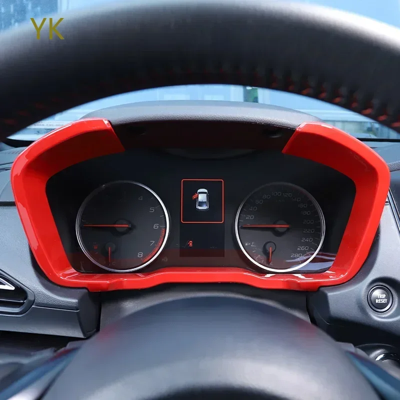 

Для Subaru WRX 2022-2024 ABS углеродное волокно приборная панель автомобиля декоративная рамка крышка внутренние автомобильные аксессуары