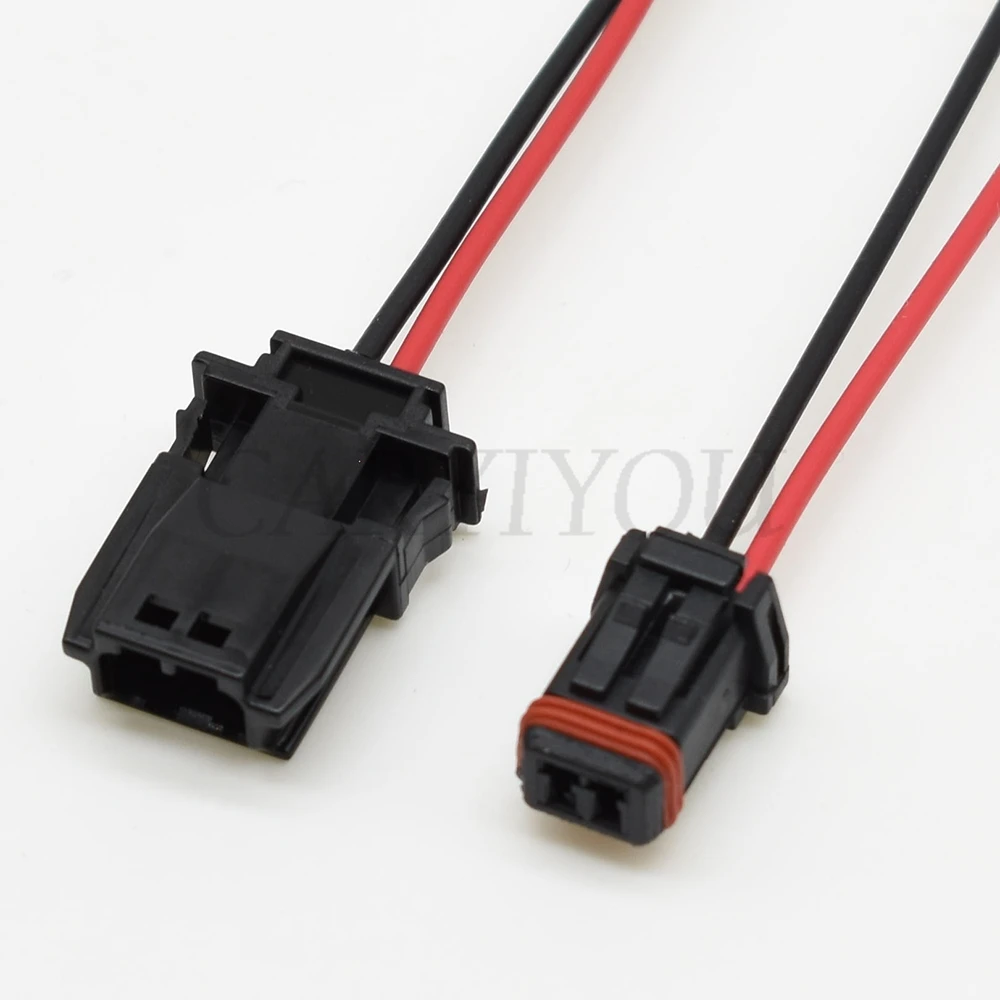 1 Set 2 Ways MX19002P51 MX19002S51 Car Plastic Housing Waterproof Plug Auto Rearview Mirror Wiring Terminal Socket