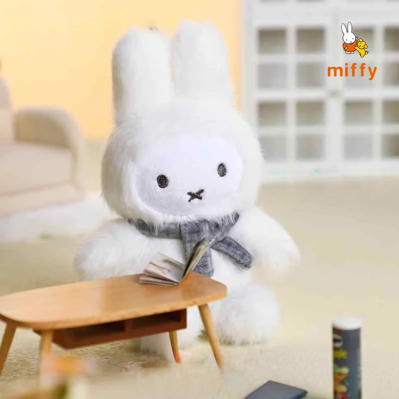 Kawaii Miffy Plüschpuppe Cartoon Macaron Serie Flauschige Stofftiere Rucksack Anime Zubehör Dopamin Plüsch Schlüsselanhänger Mädchen Geschenke