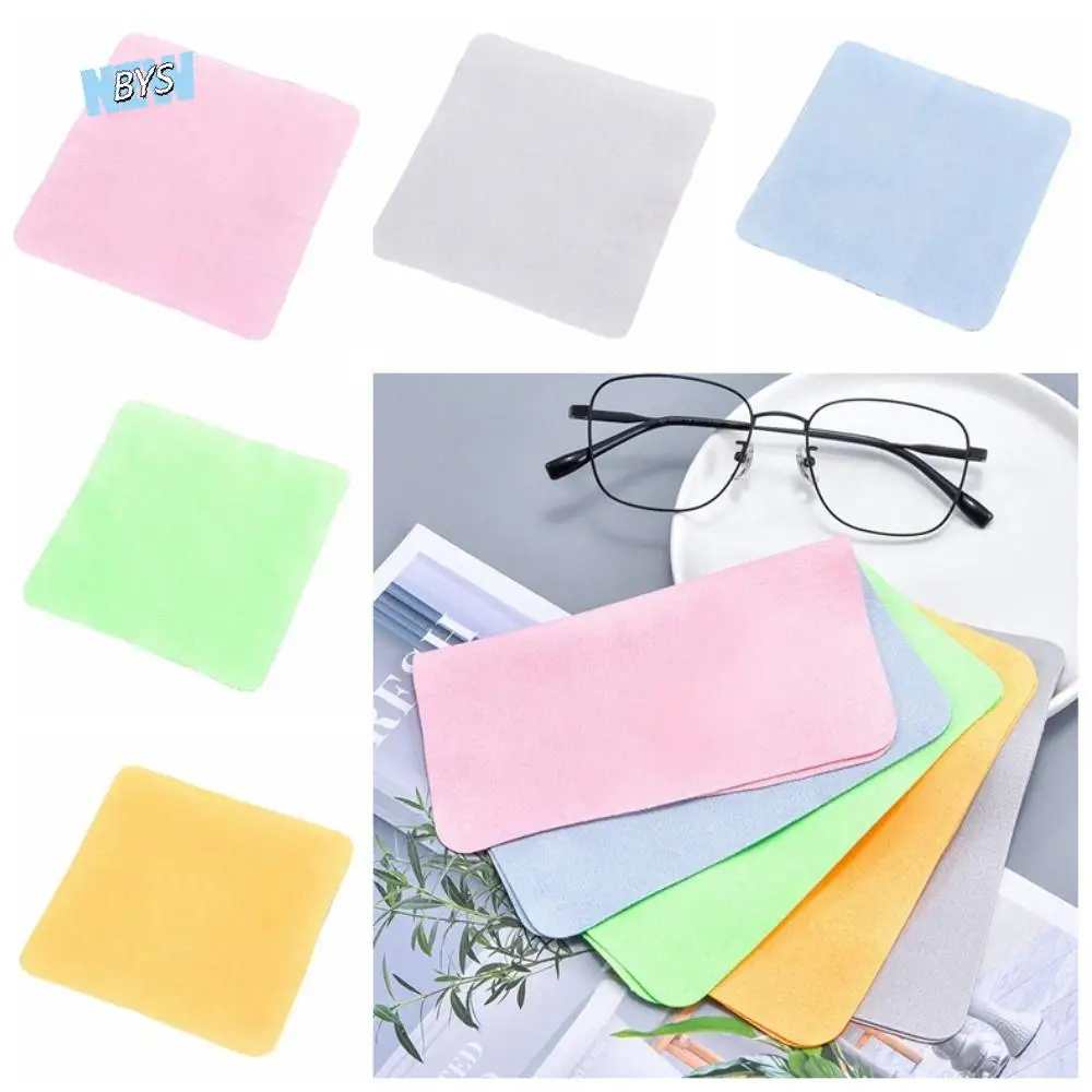 

Portable Suede Glasses Cloth Microfiber Solid Color Phone Glasses Cleaner Cleaning Wipes Glasses Clean Glasses Cleaner Male