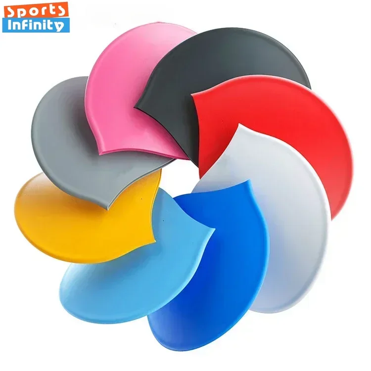 

Новые женские и мужские водонепроницаемые шапочки для плавания, длинные волосы, защита ушей, шапочки для плавания для взрослых, детей, аксессуары для плавания