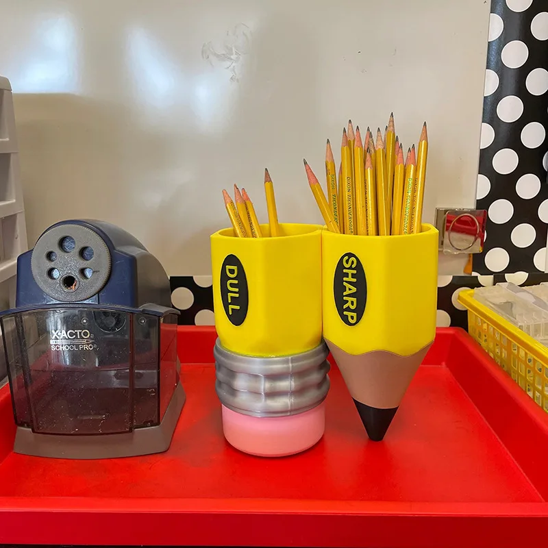 

Study Tables Pencil Holder Pencil Pal Organizer Creative Pencil Modeling Pen Type Storage Resin Pen Holder Home Office Storage