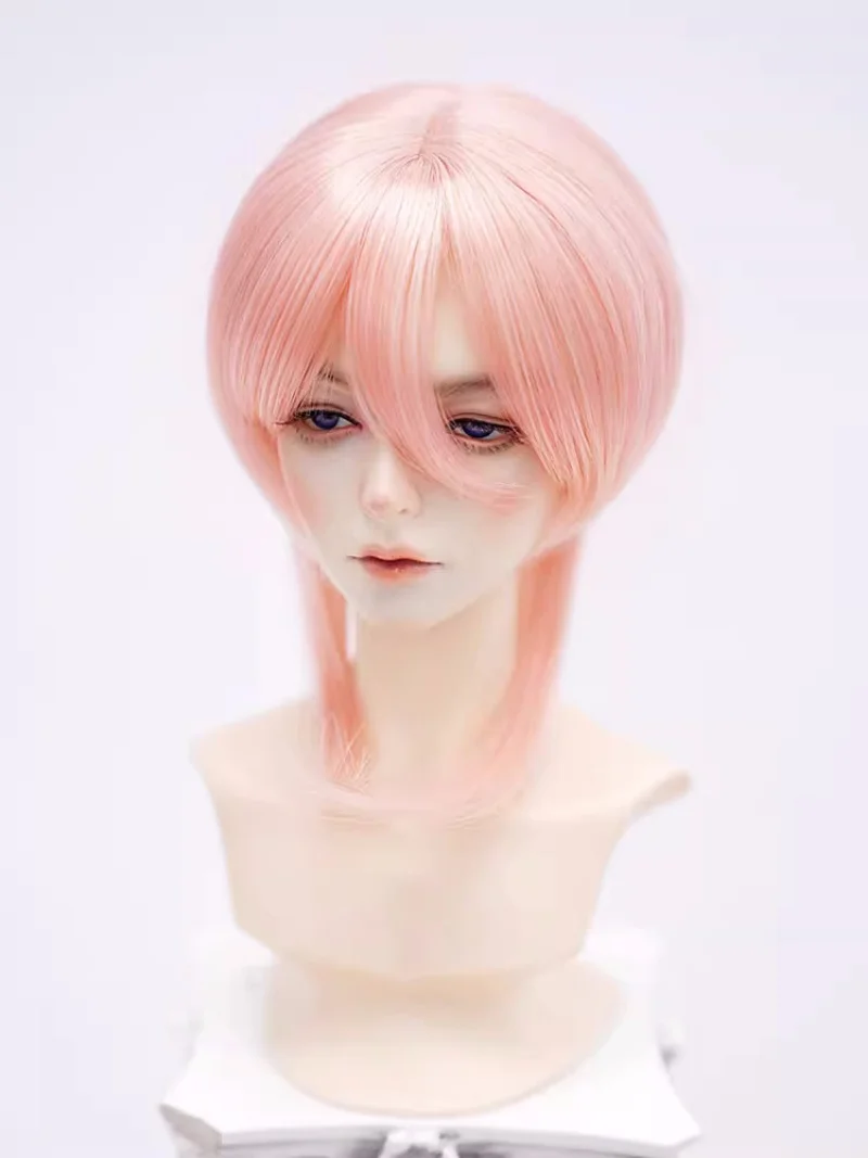 bjd doll wig for 1/4 1/3 size soft silk fringe matching Wolf-tail wig Multi-color optional doll accessories