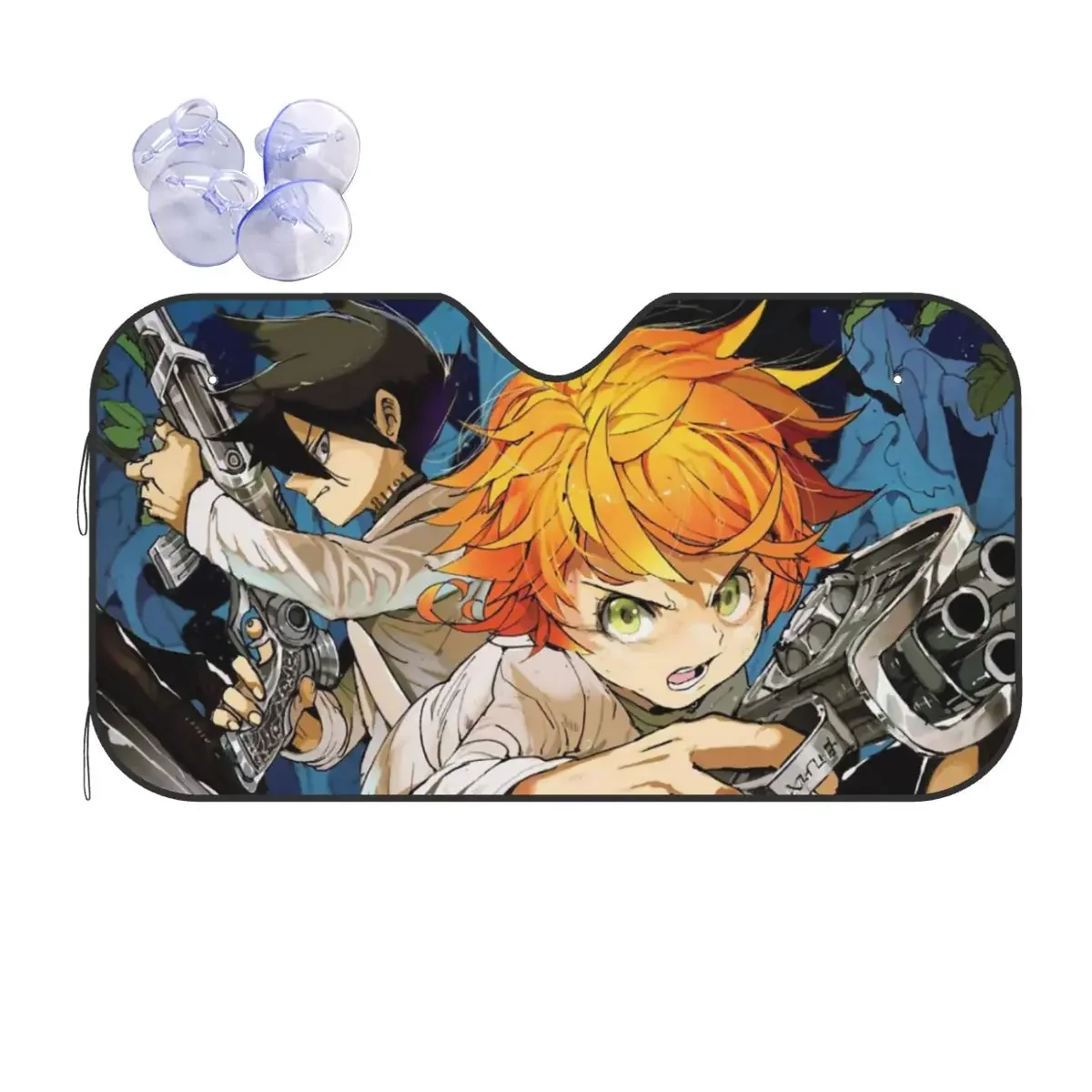 

The Promised Neverland Windshield Sunsha 70x130cm Ray Emma Yakusoku No Neverland Sunsha Visor Ice Shield Dust Protection