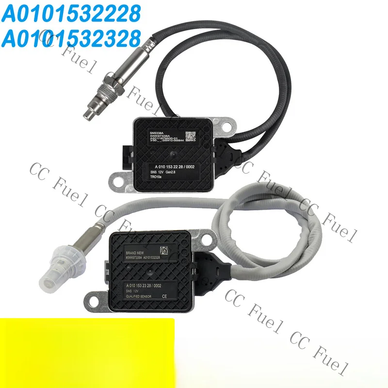 C+ Inlet+Outlet Nox Sensors A0101532228 A0101532328 For Detroit DD13 DD15 Cascadia