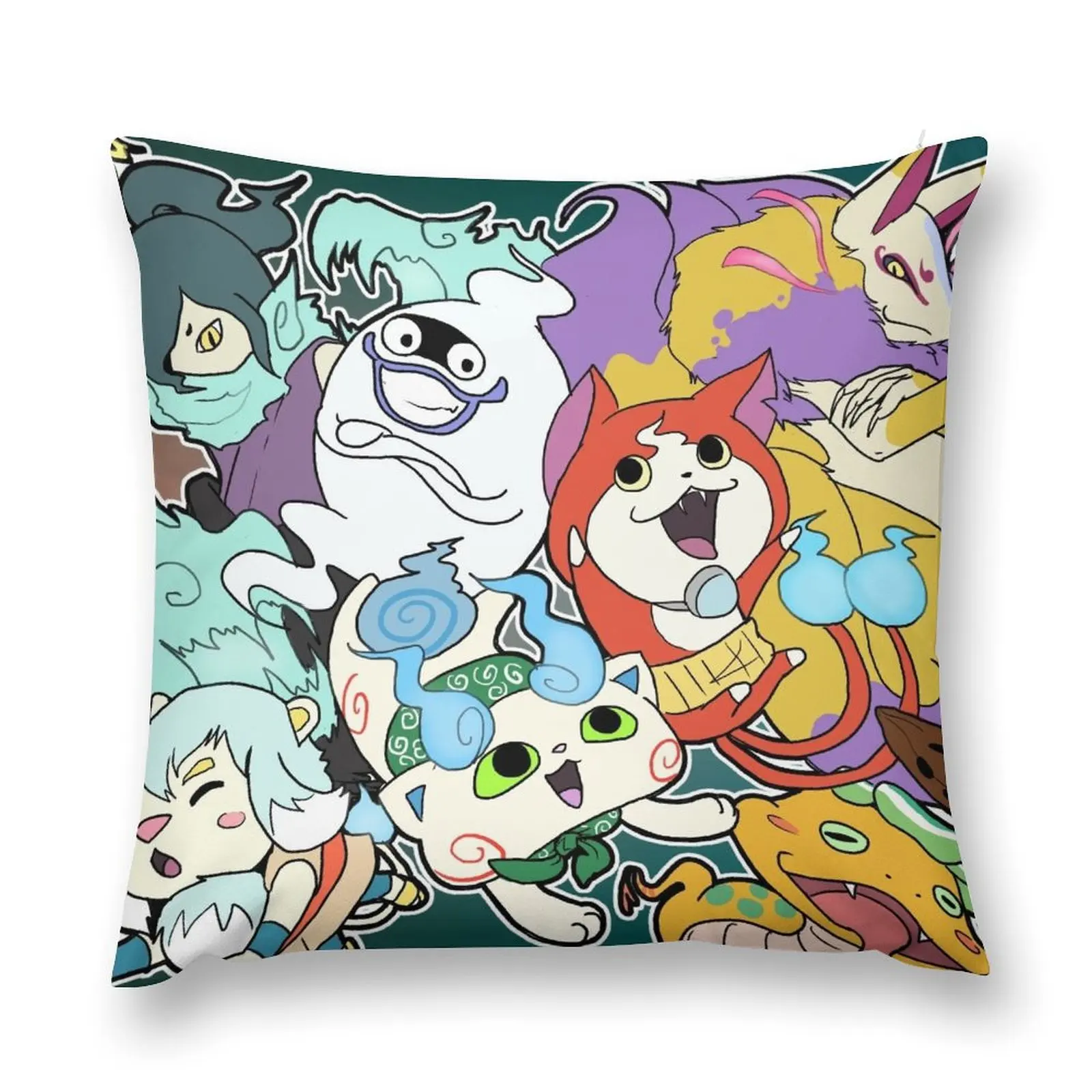 Yo Yo Yo-kai Watch Throw Pillow Christmas Covers Cushions For Sofa pillow