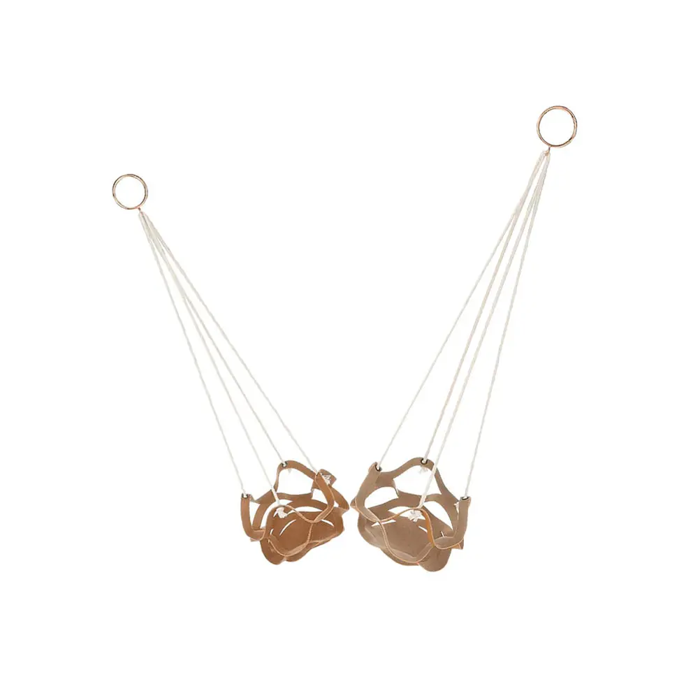 

2Pcs Hanging Bonsai Basket Succulent Plants Holder Wall Hanging Flower Pot Rack Balcony Decor Storage Display Wall Ornament