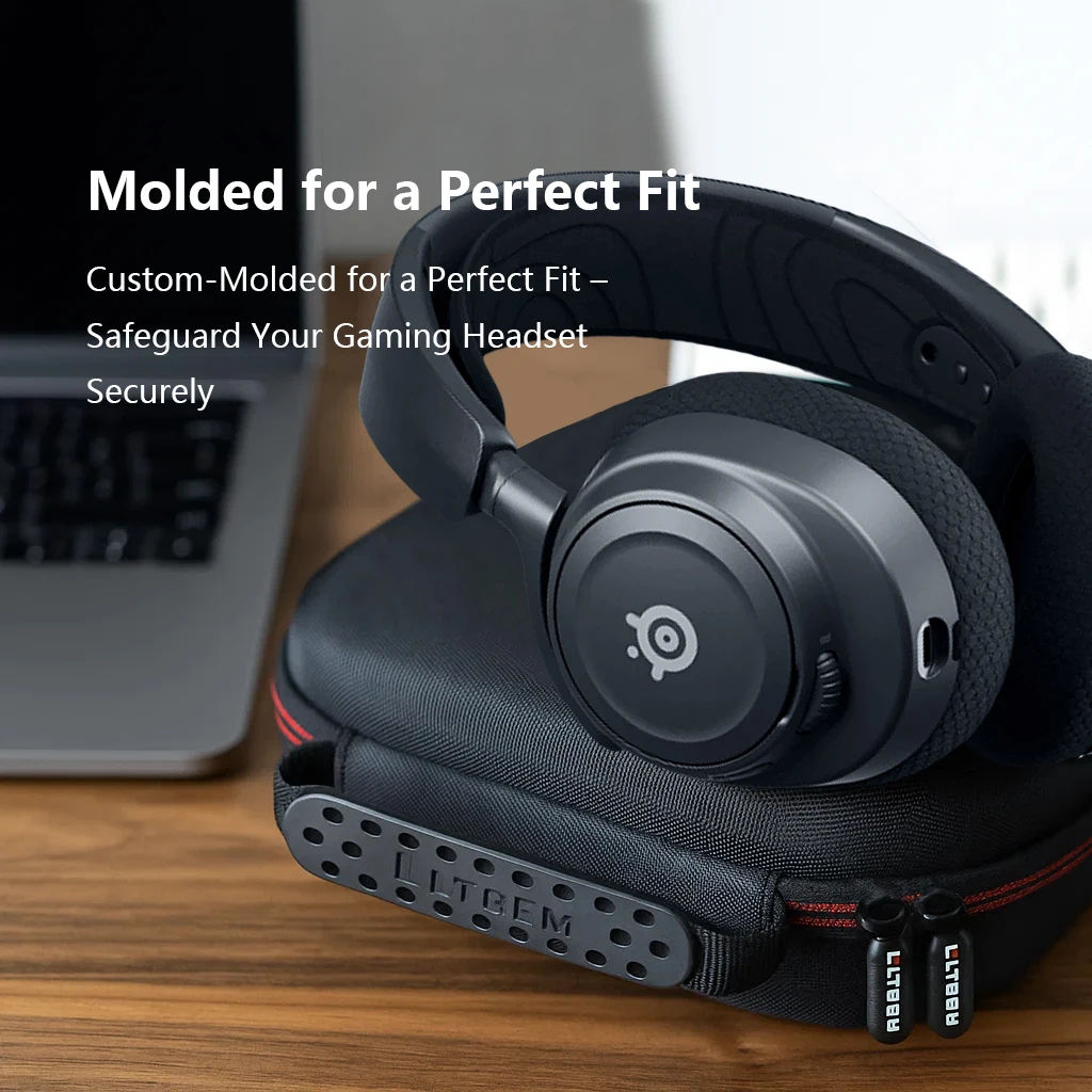 Etui na słuchawki LTGEM do zestawu słuchawkowego Steelseries Arctis Nova 7X/7P Pokrowiec ochronny podróżny do przechowywania — zdjęcie produktu 4