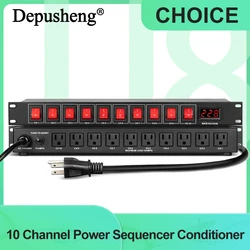 10 Channel Depusheng U8 Power Supply Controller Independent Switch Power Sequencer,Audio Digital Protector