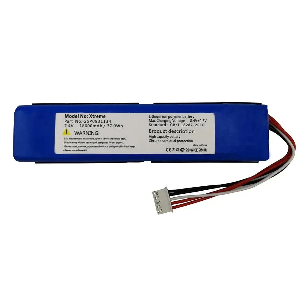 Original New 18000mAh Rechargeable Li-ion Battery GSP0931134 with Tools for JBL XTREME XTREME1 Bluetooth Speaker Batteries