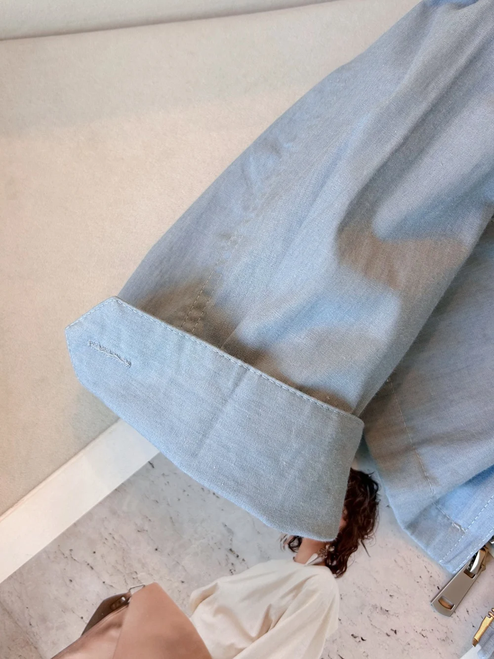 ファイオナブル フレブルー 刺繍襟 オルトジャエット レディース スプリングオータムデザイン カジュアル万能トップス ユニバーサルフィット