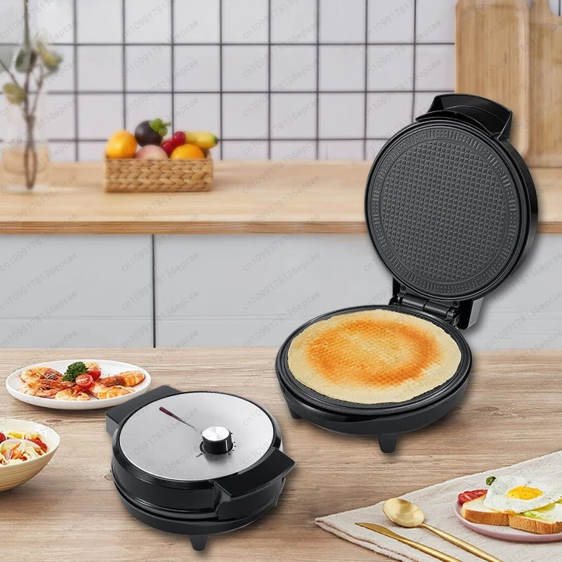 Household round crispy machine gas double-sided plate baking tools biscuits dim sum rolls egg rolls