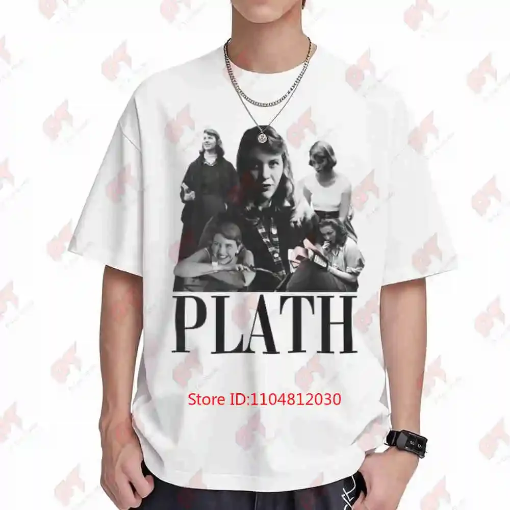 Sylvia Plath Short Sleeve Tee 100% Cotton T-Shirt