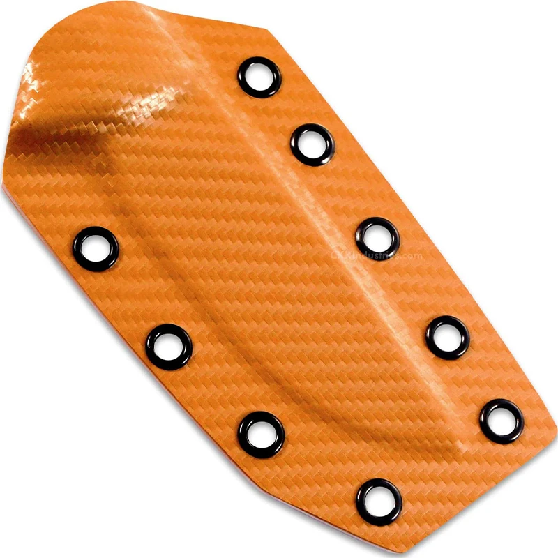 1piece Orange Carbon Fiber Kydex Thermoplastic Board for DIY Knife Sheath Gun Case Making Material - Kydex Holster Material