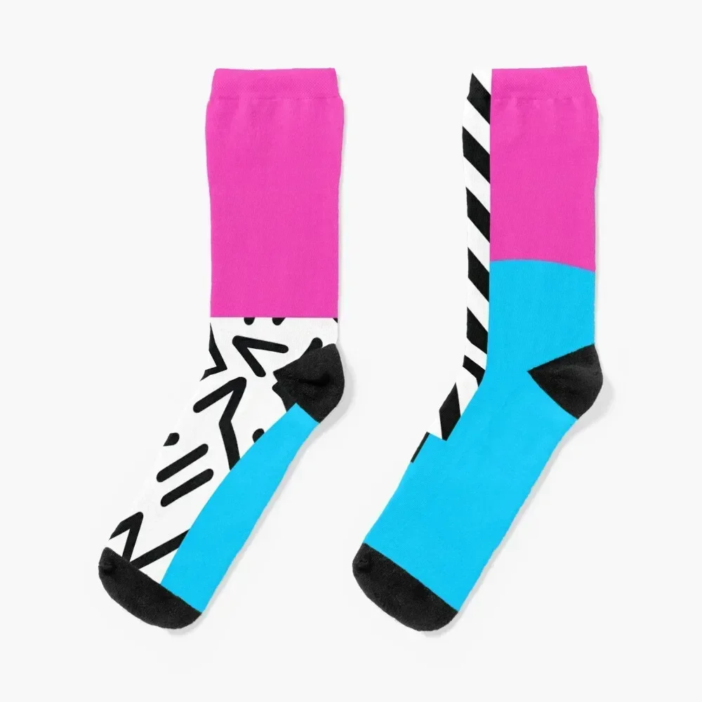 Colorful Retro Memphis Abstract Socks new in's warm winter Stockings Women Socks Men's