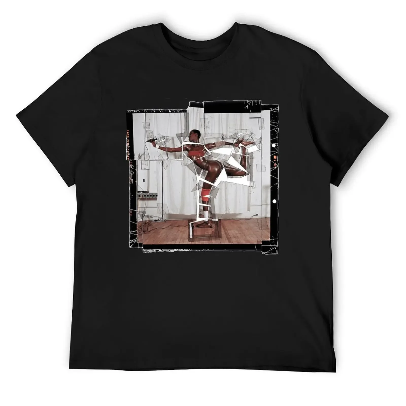 

GRACE JONES T-Shirt oversized graphic tee quick-drying cute tops summer clothes Men's t-shirt