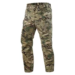 Pantalones tácticos de camuflaje IX9 para hombre, pantalones de combate, impermeables, resistentes al desgaste, para senderismo y caza, 2024