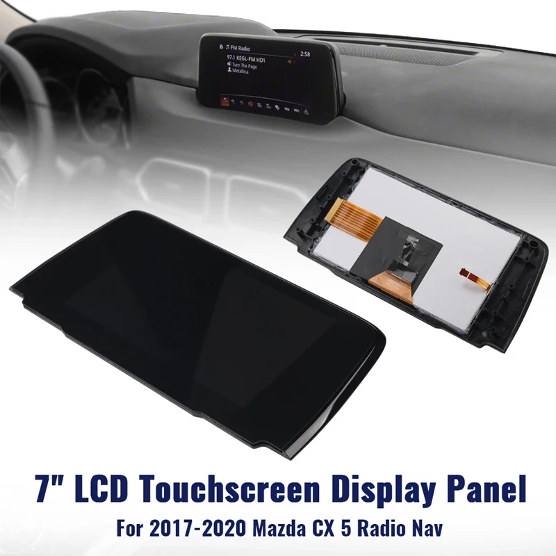 

LCD Display Original New OEM For Mazda CX-5 2017-2021 LCD Screen Panel Navigation For TM070RDHP05 TM070RDHP05-00 Touch display