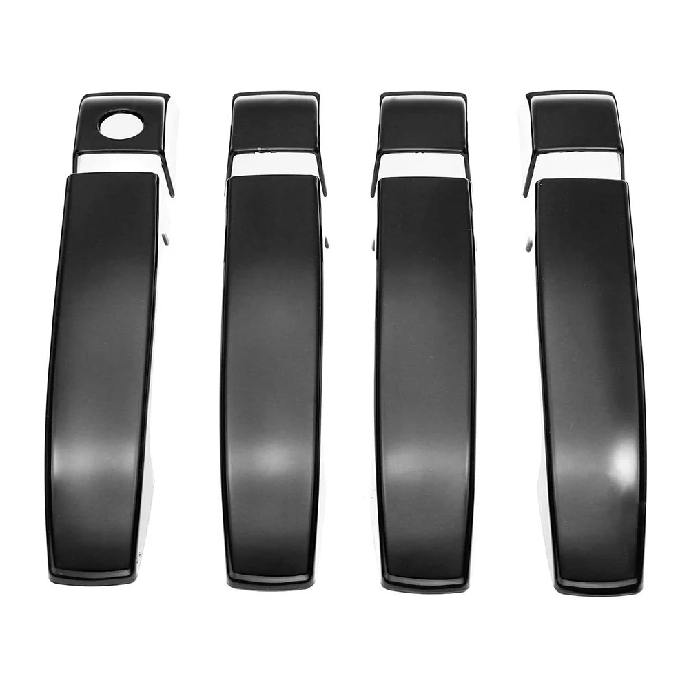 

Car Door Handle Covers Trim Gloss Black Exterior Door Handles Cover For Land Rover Range L322 2002-2012