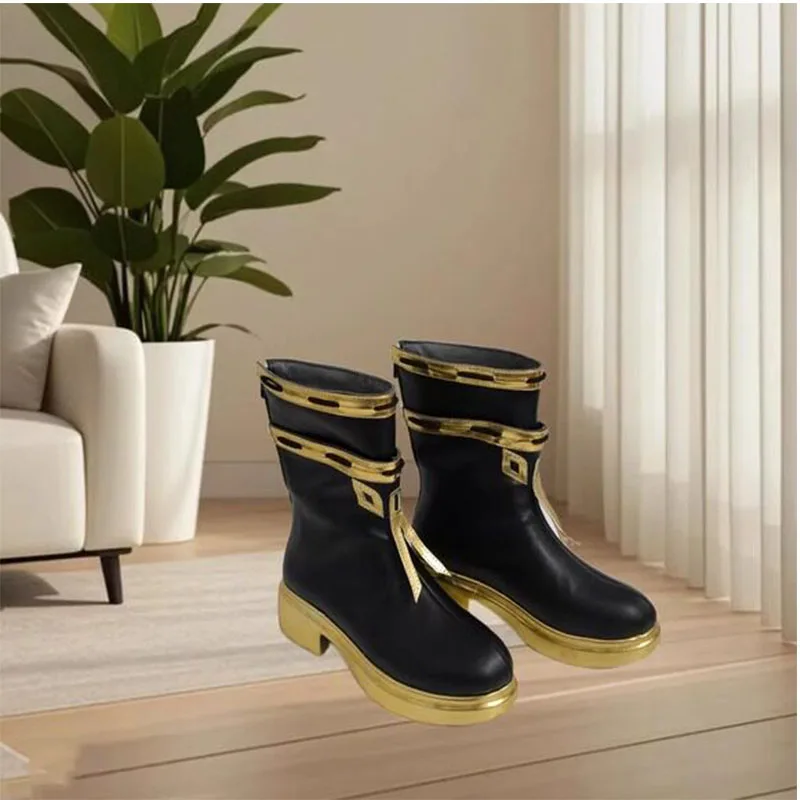 Game Library Of Ruina Zena Cosplay Shoes For Men Women Halloween Carnival Party Dress Up Custom Made Anime Cosplay Boots view 6