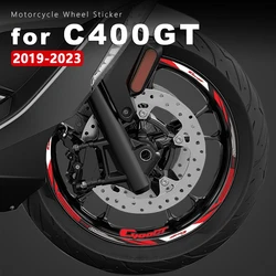 Motorcycle Wheel Sticker 15 14 Inch Rim Strip Tape for BMW C400GT C 400 C400 GT Accessories Waterproof Wheel Decals