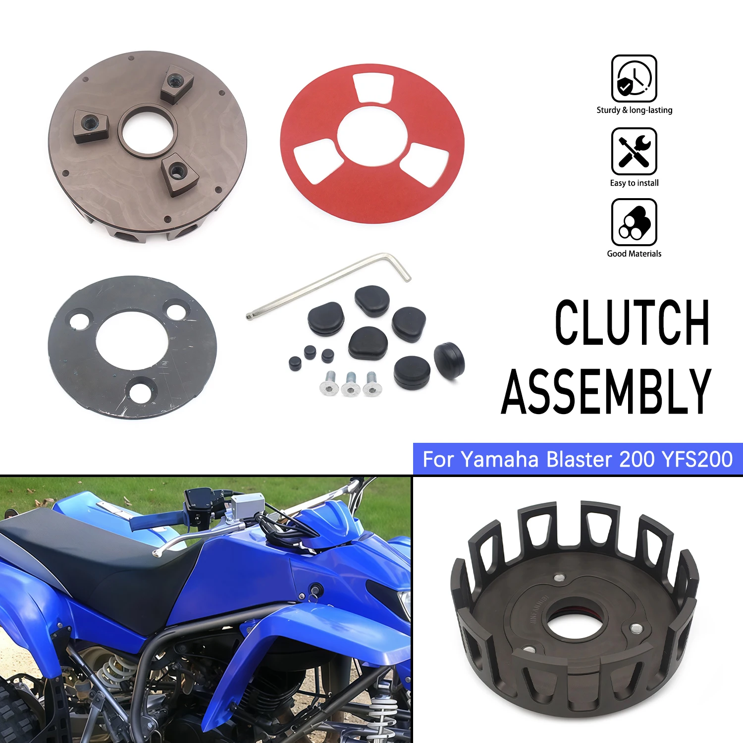 motorcycle-billet-heavy-duty-clutch-basket-kit-replace-for-yamaha-blaster-200-yfs200-1988-2006-yfs200se-special-edition-2006