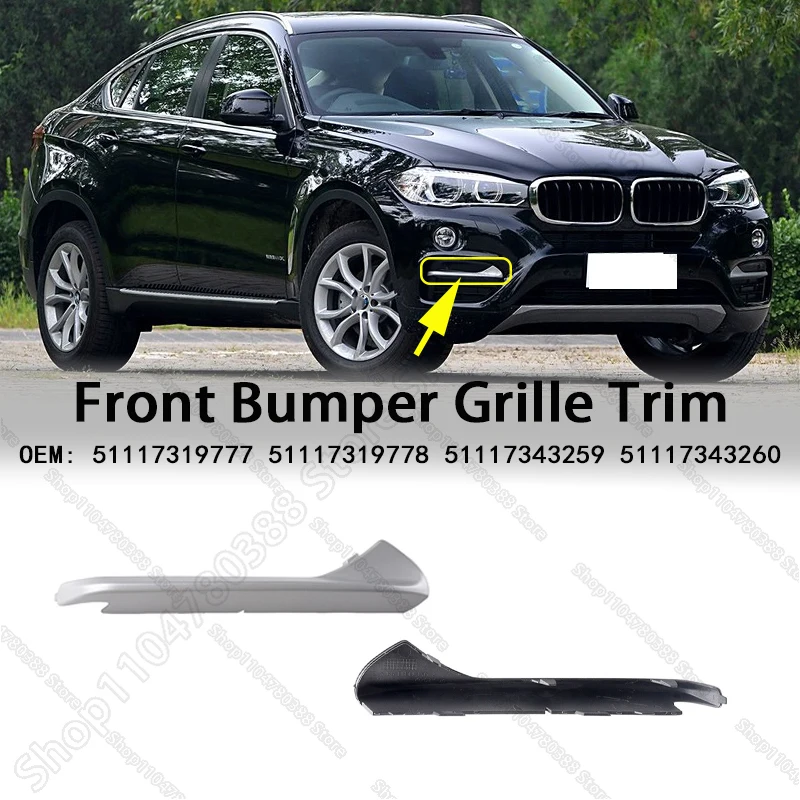 

Передний бампер, внешняя решетка, боковая крышка для BMW X6 35i 50i Chass (F16) 51117319777 51117319778 51117343259 51117343260 2015-2019 гг.