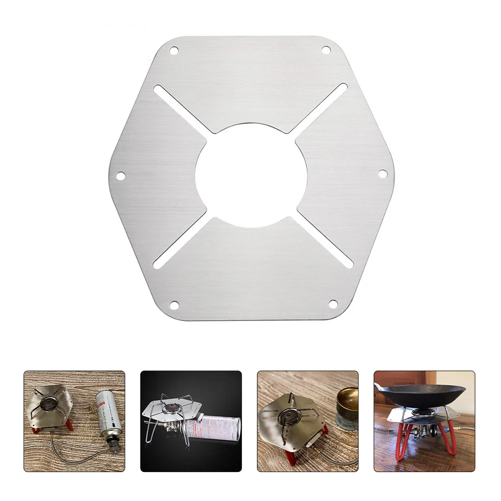 

1Pcs Sturdy Trustworthy Insulation Board Outdoor Stove Accessory Small Size Convenient Storage Good Heat Resistance