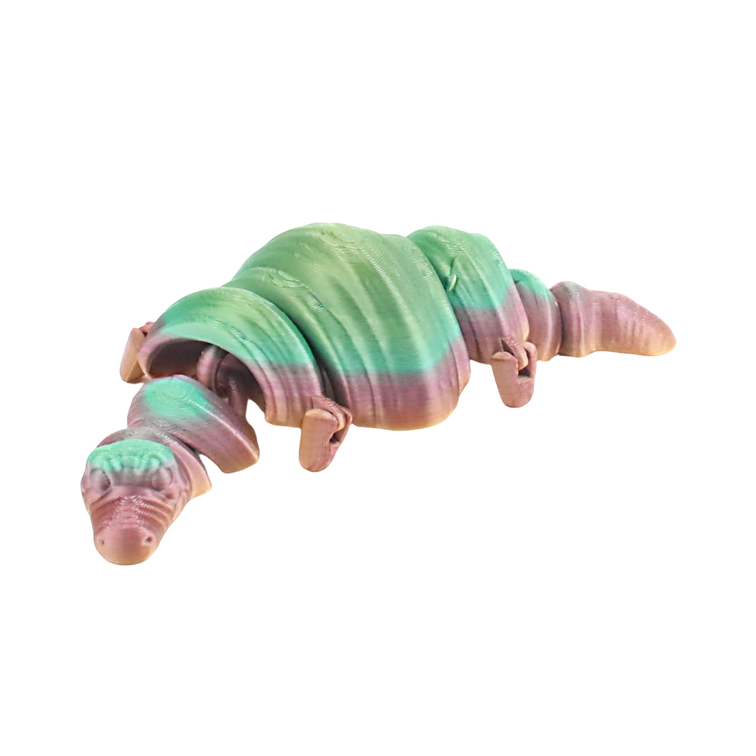 

3D-печатная модель хлеба дракона, случайные цвета, креативные разноцветные новые формы.