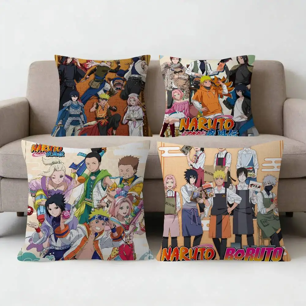 NARUTO japan   Personalized picture text home decorative pillows Household Gifts 45x45cm